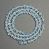 Cuentas facetadas de topacio natural, diámetro 4 mm, longitud 38 cm ±