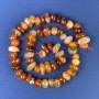Cuentas facetadas de cornalina 10×7 mm ± en hilo, longitud 40 cm+