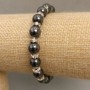 Pulsera de perlas de Mallorca, longitud 18 cm ±, elástica