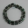 Cuentas facetadas de esmeralda, diámetro 10, 5×5-6 mm ±, cuentas de semillas de 3 mm ±, longitud 39 cm+