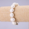 Pulsera de perlas de Mallorca, diámetro 15×12 mm, longitud 19 cm