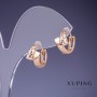 Сережки Xuping 8х12мм "позолота 18К"
