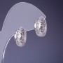 Pendientes Xuping rodiados 8×15 mm