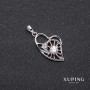 Colgante Xuping Corazón 15×25×31 mm con rodio