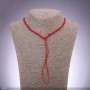 Cordón rojo para cuello, diámetro 2,5 mm, longitud 50 cm