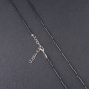Precio por paquete /10 uds. Cordón encerado para colgantes, diámetro 1,5 mm, longitud 60-68 cm, negro