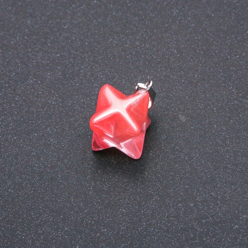 Colgante Merkaba de Turmalina 10×10 mm