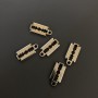 Colgante Hoja 15×7 mm ± 25 piezas