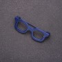 Broche 'Gafas mini azules' 42×15 mm