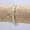 Pulsera elástica de prehnita, cuentas lisas de 6 mm, longitud 18 cm +
