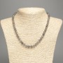 Collar de labradorita natural, bolas lisas de 6,5 mm, longitud 48 cm