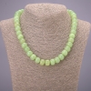 Collar de ónix, rondel liso de 45 cm