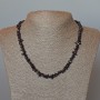 Collar de granate natural de piedra